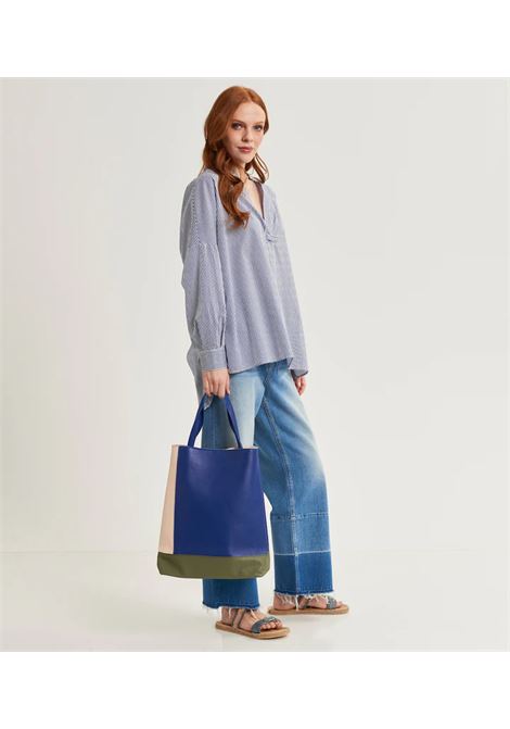 Blusa da donna in cotone a righe ALESSIA SANTI | Bluse | 511SD45042519037-01